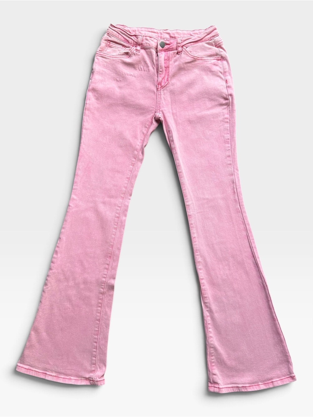 SHEIN Women’s Pink Flare 5 Pocket Jeans | Size 27